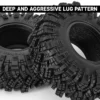 INJORA Kraken Claw M/T 1.9" S5 Crawler Tires (4.19" OD) (T1913) (4)