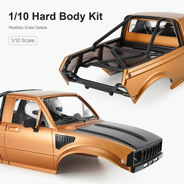 INJORA IR60-10 Hard Body with Interior & Bed Cage for 1/10 RC Crawler