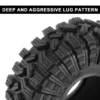 INJORA King Trekker A/T 1.9" S5 Crawler Tires (4.64" OD) (T1914) (4)