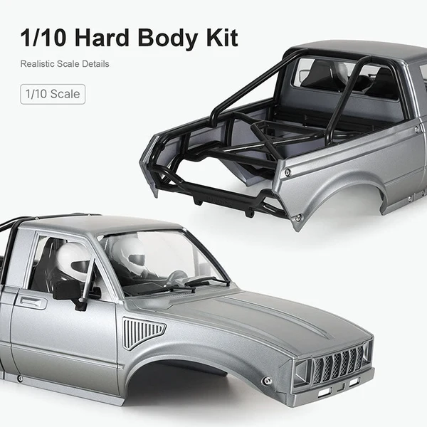 INJORA IR60-10 Hard Body with Interior & Bed Cage for 1/10 RC Crawler