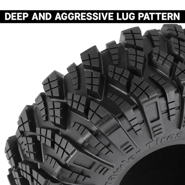 INJORA Kraken Claw M/T 1.9" S5 Crawler Tires (4.80" OD) (T1912) (4)