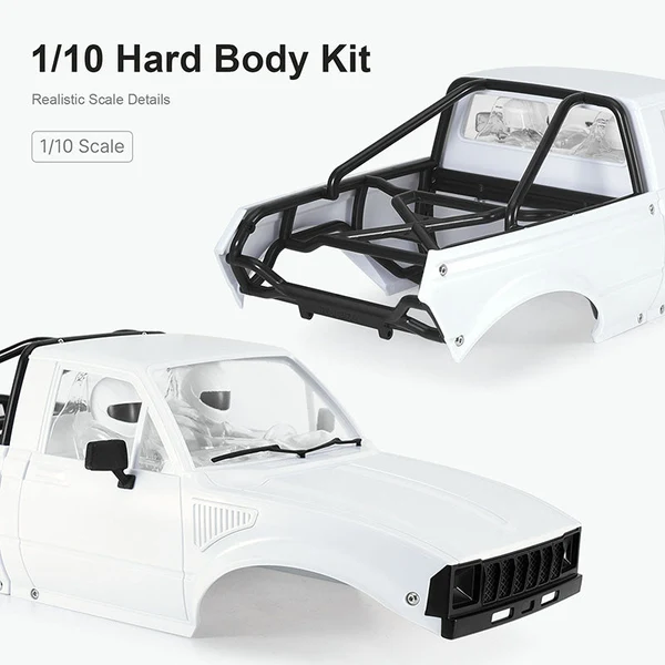 INJORA IR60-10 Hard Body with Interior & Bed Cage for 1/10 RC Crawler