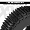 INJORA XHX Pin 1.9" S5 Crawler Tires (4.80" OD) (T1923) (4)