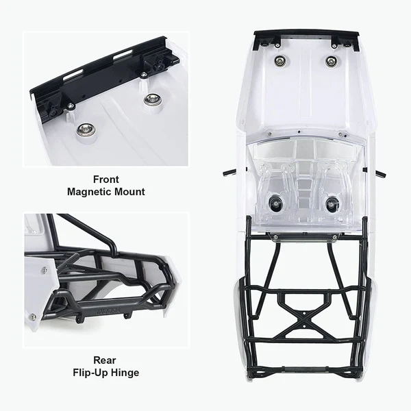 INJORA IR60-10 Hard Body with Interior & Bed Cage for 1/10 RC Crawler