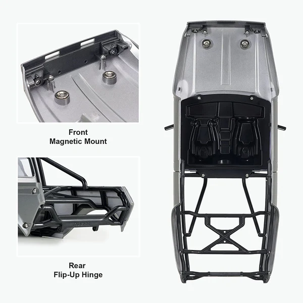 INJORA IR60-10 Hard Body with Interior & Bed Cage for 1/10 RC Crawler