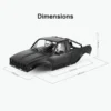 INJORA IR60-10 Hard Body with Interior & Bed Cage for 1/10 RC Crawler