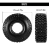 INJORA MAVERIX R/T 1.9" S5 Crawler Tires (4.75" OD) (T1925) (4)