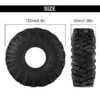 INJORA Kraken Claw M/T 1.9" S5 Crawler Tires (4.80" OD) (T1912) (4)
