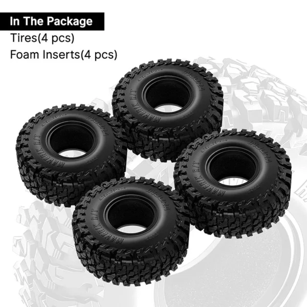 INJORA MAVERIX R/T 1.9" S5 Crawler Tires (4.75" OD) (T1925) (4)