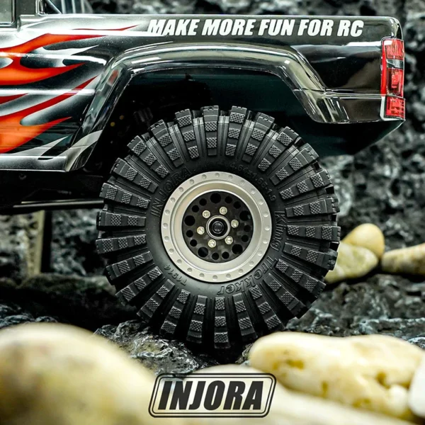 INJORA King Trekker A/T 1.9" S5 Crawler Tires (4.64" OD) (T1914) (4)