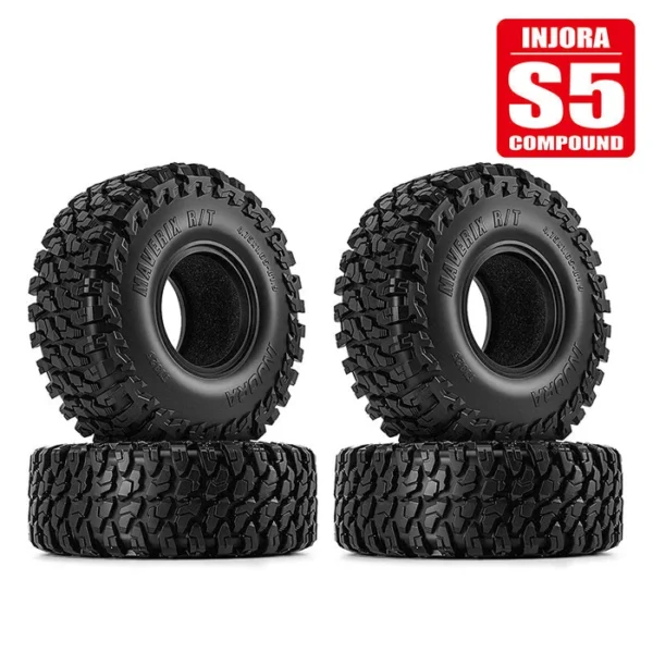 INJORA MAVERIX R/T 1.9" S5 Crawler Tires (4.75" OD) (T1925) (4)