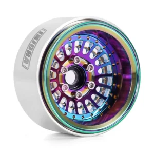 INJORA 1.9" Turbine Aluminum -10mm Offset Wheels for 1/10 RC Crawlers (W1955)