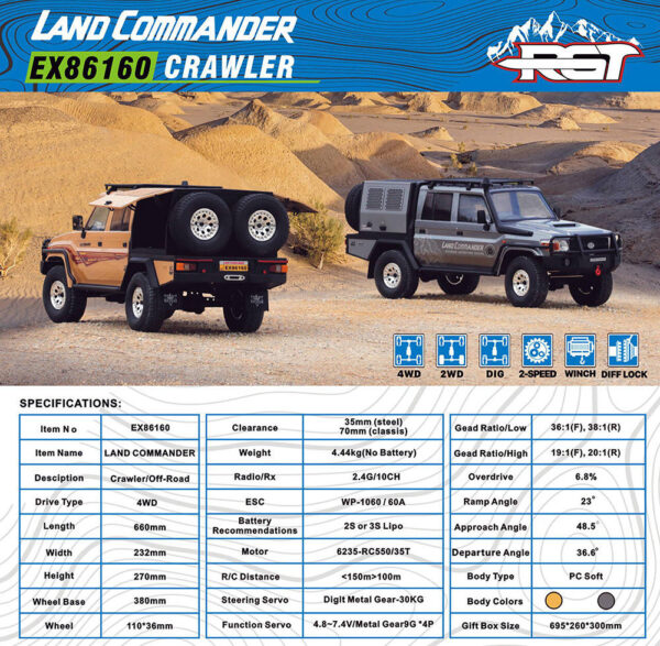 RGT EX86160 LC79 LAND COMMANDER