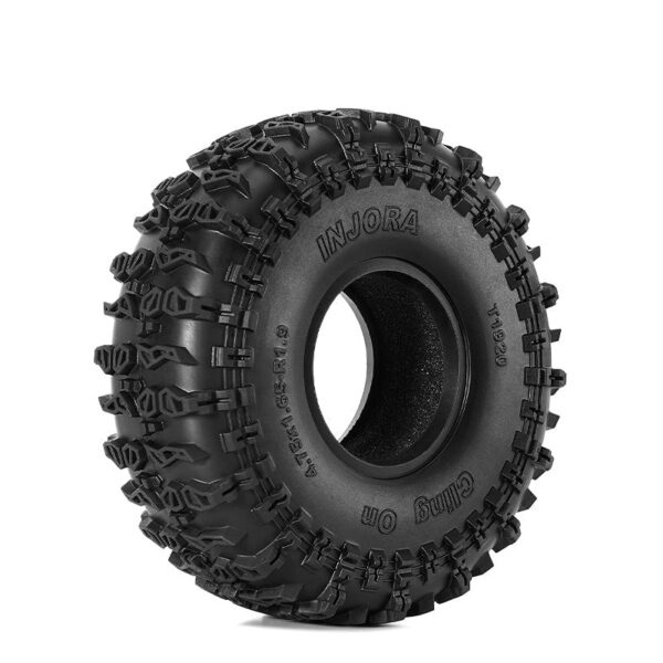 INJORA Cling On 1.9" S5 Crawler Tires (4.75" OD) (T1920) (4)
